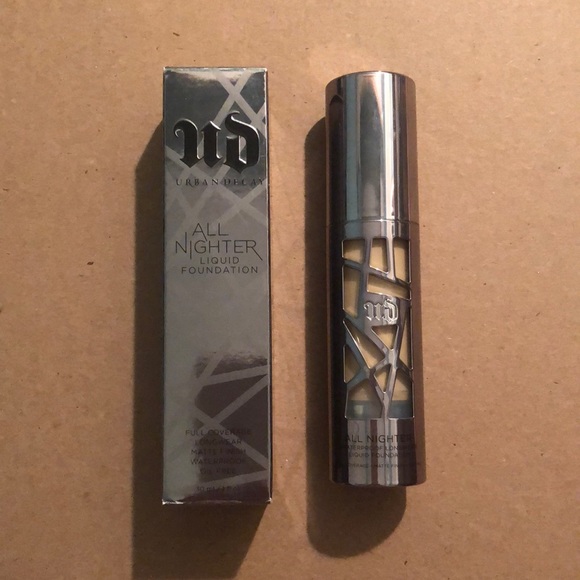 NEW URBAN DECAY ALL NIGHTER LIQUID FOUNDATION !! - Picture 1 of 2